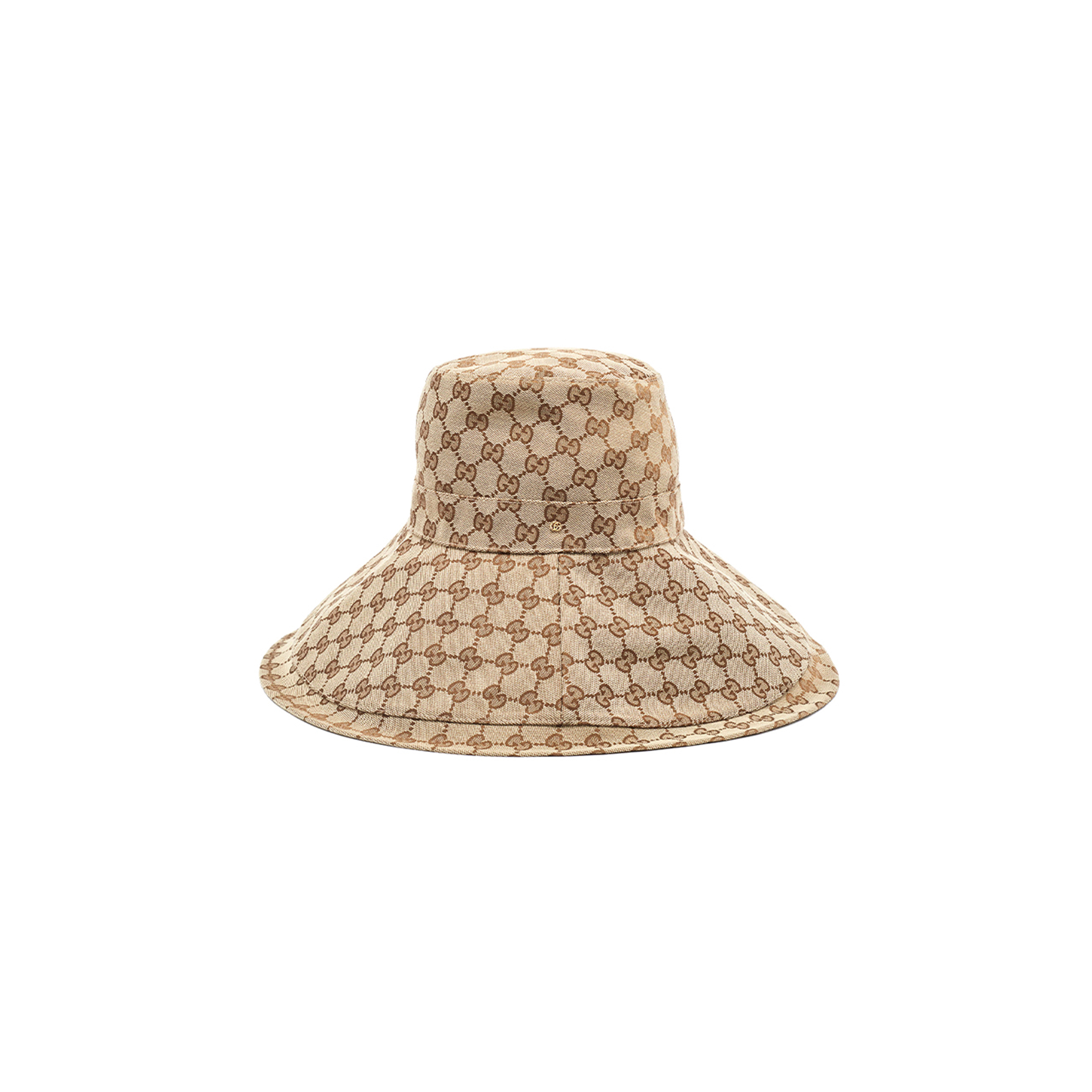 GUCCI GG CANVAS WIDE BRIM HAT 631958